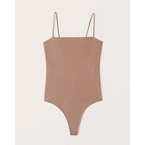 Abercrombie Seamless Satin Cami Bodysuit